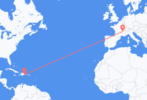 Santo Domingo to Lyon