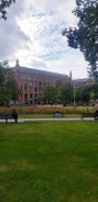 Photo of redeveloped Warehouses along the River in Leeds, UK.