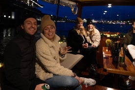 Luxuriöse Grachten-Bootstour durch Amsterdam mit Live-Reiseleiter und Bordbar