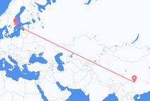 Flyg från Chongqing till Stockholm