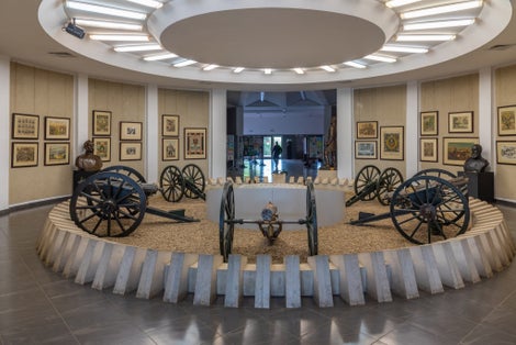Photo of Interior of Pleven Panorama in Bulgaria.