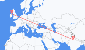 Flights from India to Northern Ireland