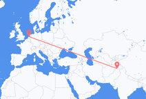 Vluchten van Saidu Sharif, Pakistan naar Amsterdam, Nederland