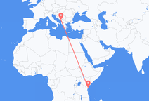 Mombasa to Podgorica