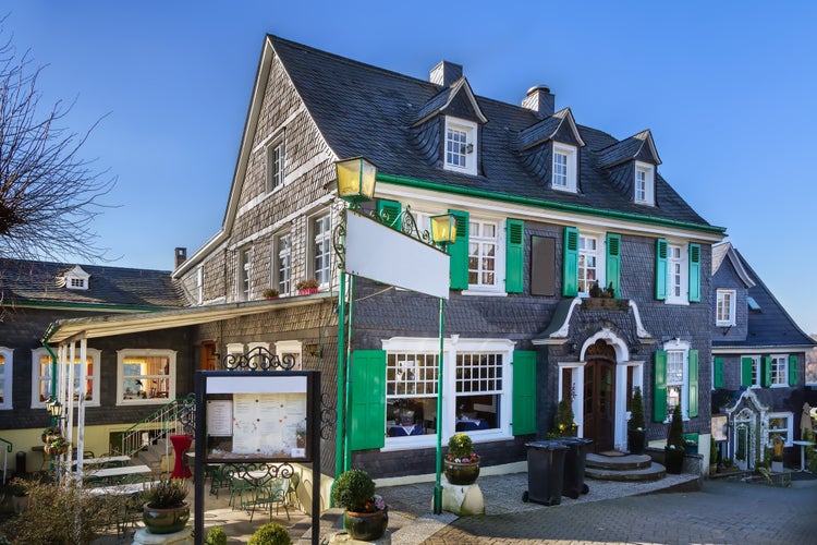 Restaurant in the Burg castle grounds,Solingen , Germany