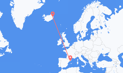 Flights from Barcelona to Egilsstaðir