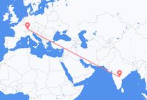 Flüge von Hyderabad nach Zürich