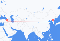 Flyreiser fra Seoul, Sør-Korea til Batman, Tyrkia