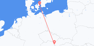 Flüge von die Slowakei nach Dänemark