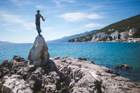 Visite d'Opatija, Rijeka, Trsat au départ de Zagreb