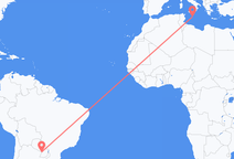 Asunción to Valletta