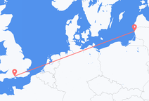 영국 사우샘프턴에서 출발해 리투아니아 팔랑가로(으)로 가는 항공편