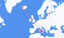 Flights from Reykjavík to Trapani