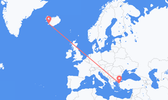Flights from Reykjavík to Edremit