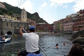 Cinque Terre con Vernazza Manarola e Corniglia dal porto di crociera di Livorno