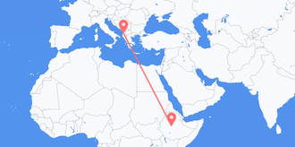 Ethiopia to Albania