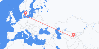 Flüge von Tadschikistan nach Dänemark
