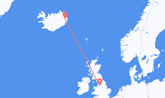 Flights from Manchester to Egilsstaðir
