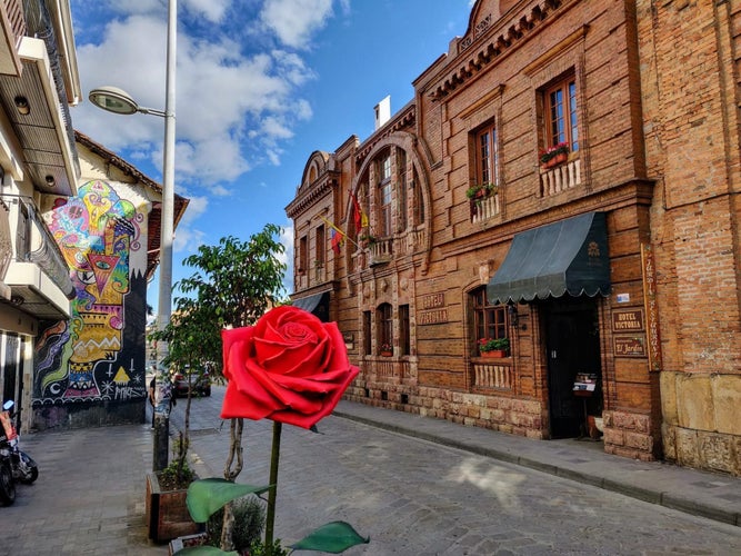 photo of view of Town Hall and Plaza Mayor., Cuenca, Spain.