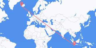 Christmas Island to Iceland