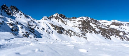 photo of Ordino Andorra morning view in winter.