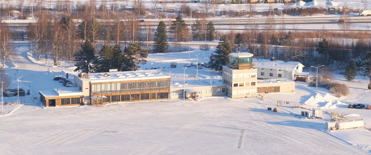 Pori Airport .Finland