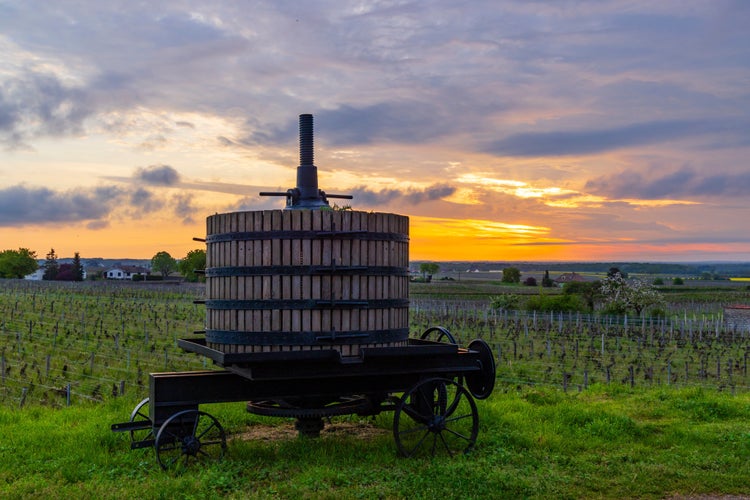 Photo of Old wine press near Vougeot, Cote de Nuits, Burgundy, France