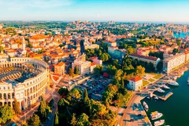 Boat Tour to harbor of Pula with Unlimited Drinks