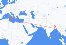 Рейсы из Калькутты в Валлетту