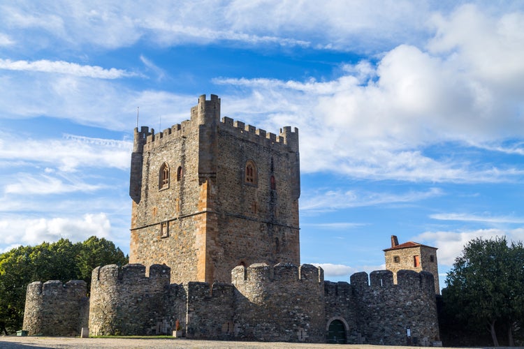  Photo of Medieval castle of Braganca. Historical fortress on the north of Portugal.