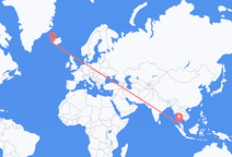 เที่ยวบินจาก Langkawi ไปยัง Reykjavík