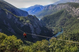 Ganztägiges Side-Rafting mit Quad-Safari und Zipline in Antalya