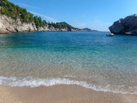 Photo of aerial view of Lozica Beach in Lozica, Croatia.