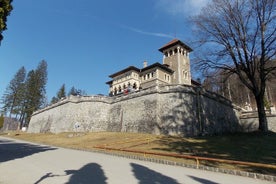 Castelos de Peles e Cantacuzino com espumante de Brasov