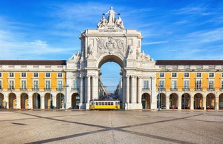 Photo of monumental ensemble of the sanctuary and the basilica of our lady of Fatima, Portugal.