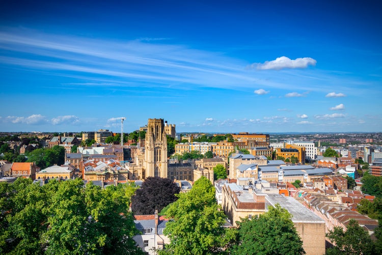 Photo of aerial view of Bristol, U.K.