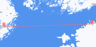 Sweden to Estonia