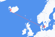 Flights from Reykjavík to Copenhagen