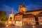 photo of view Mainz Cathedral at evening. Mainz, Rhineland-Palatinate, Germany.