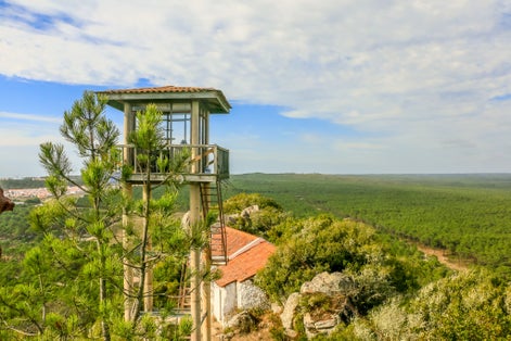 Monte de Sao Bras or Sao Bartolomeu - Nazare - Portugal