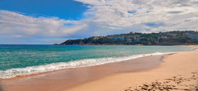 Photo of the famous resort of the Spanish Costa Brava in Lloret de Mar 