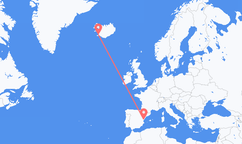 Reykjavik to Castelló de la Plana
