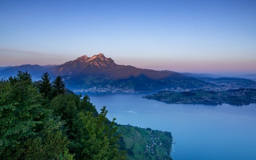 photo from hammetschwand lift on Pilatus, Lucerne and Vierwaldstaetensee, Switzerland.