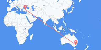 Vuelos de Australia a Turquía