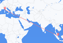 Flyg från Singapore till Bastia