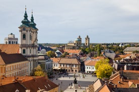 View of Debrecen city, Hungary.