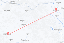 루마니아 수체아바에서 출발해 루마니아 클루지 나포카에게(으)로 가는 항공편