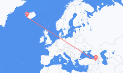 Flyg från Reykjavík till Ağrı