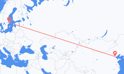 Flyg från Tianjin till Stockholm