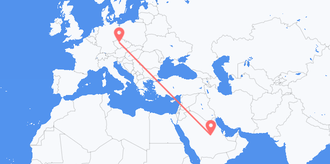 Saudi Arabia to the Czech Republic